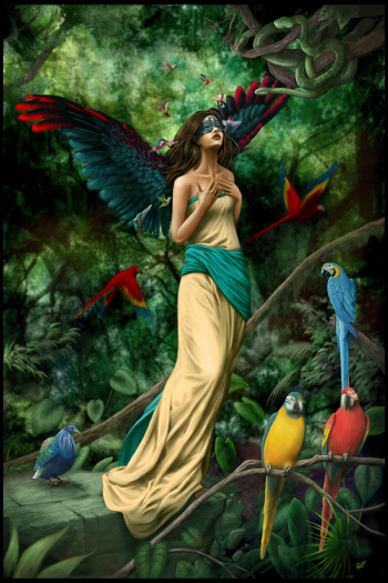 belle journee les oiseaux chantent l'amitie..