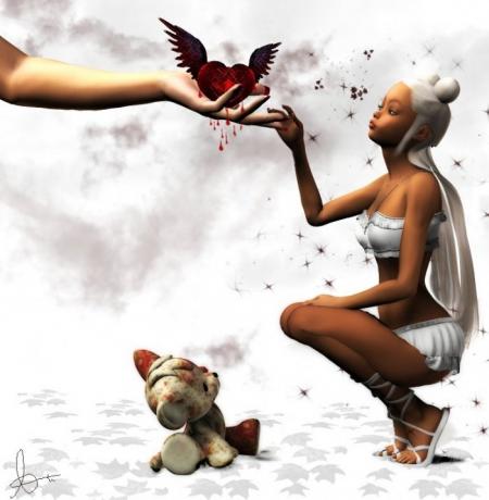 mais elle dit quoi cette image...de la tristesse je pense