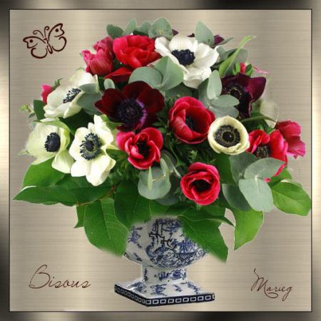 il est joli ce bouquet de fleur!!merci marieg