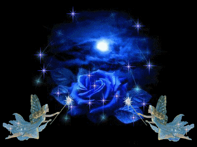 la rose bleue quand ton coeur est tous noir,elle te donne l'espoir