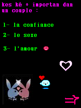 donne moi la bonne reponse...(lol)