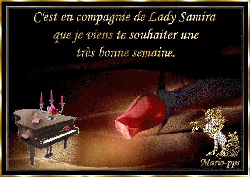 magnifique .bon lundi avec sam et mario.