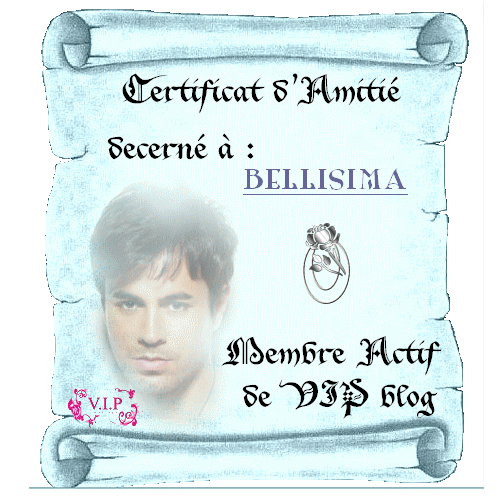 il est vraiment trop beau..je ne peut pas le laisser traine ..;de la je le surveille!!merci ma vita top de chez top