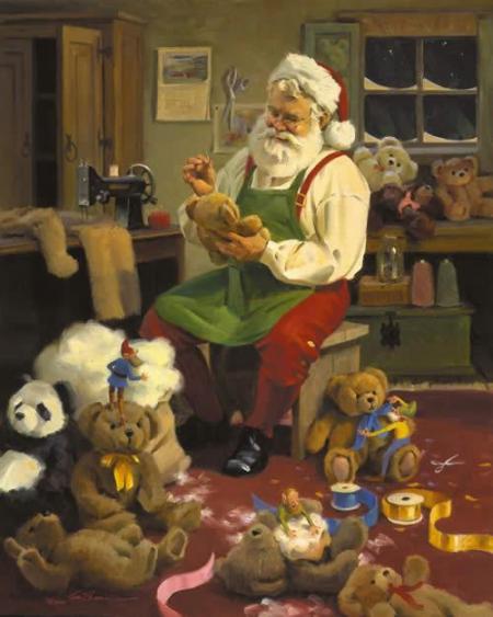 le pere noel ma dit qui l'arrivait bientot!!